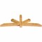 Ekena Millwork Alberta Rough Sawn Timber Gable Bracket, Western Red Cedar, 108"W x 40"H x 6"D x 6"F, 9/12 Pitch GBW108X40X0606ALB00RWR - alternate 5